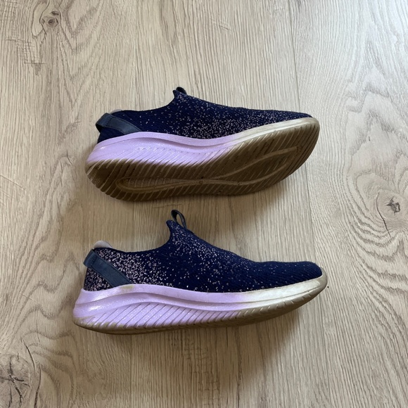 Skechers Child Ultra Flex 3.0-All Things Lavender/Navy Sneaker Sz: 2 - Picture 6 of 7